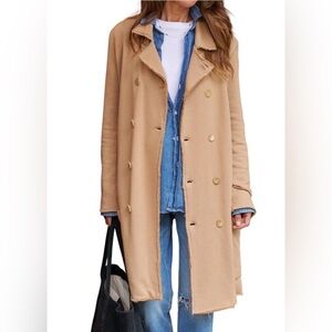 Frank & Eileen NWOT Belfast Trench Camel Women’s Size XS